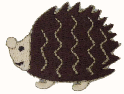 “ワッペン屋さんラボ オリジナルワッペンキャラクター” はりねずみのハリーくん ワッペン(アイロン接着タイプ)