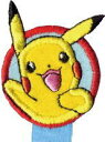 ポケットモンスター ピカチュウ 名札ワッペン (アイロン接着タイプ)