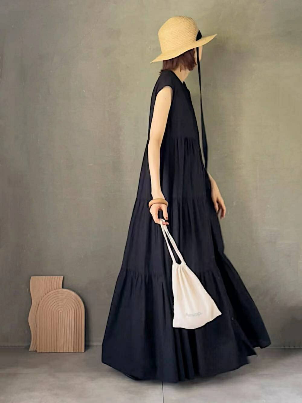 ワンピース ティアードワンピース ノースリーブ シャツワンピース ロング丈 夏 レディース ふんわり 無袖 ティアード ガーリー アンティーク ヴィンテージ カジュアル ロング丈 ロングワンピース ゆったり 大きいサイズ 秋 夏 体型カバー シンプル