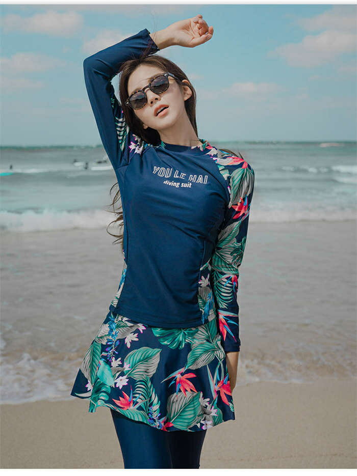 【2点600円割引】水着 レディース 体型カバー 3点セット フィットネス 水着 おしゃれ 競泳水着 スポーツウェア 長袖 UV カット フィット 紫外線 カバーアップ 長袖 ショートパンツ ズボン レギンス 大人 みずぎ ビーチ プール ジム 温泉 スイムウエア