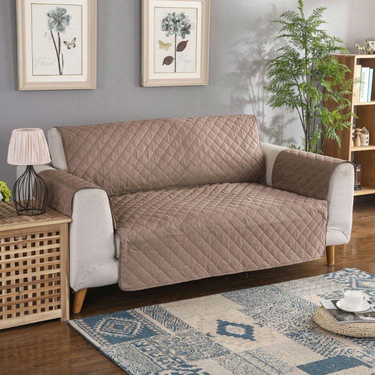 ソファカバー 撥水加工 肘付き ソファーカバー 全6色 1人掛け 肘あり 一人掛け ソファーマット 北欧 無地 ソファー シーツ 一体型 かけるだけ 犬猫 防塵 ソファー保護 ズレ防止 清潔簡単 犬猫用 防水シート 滑り止め 犬 猫 爪とぎ防止 [3]