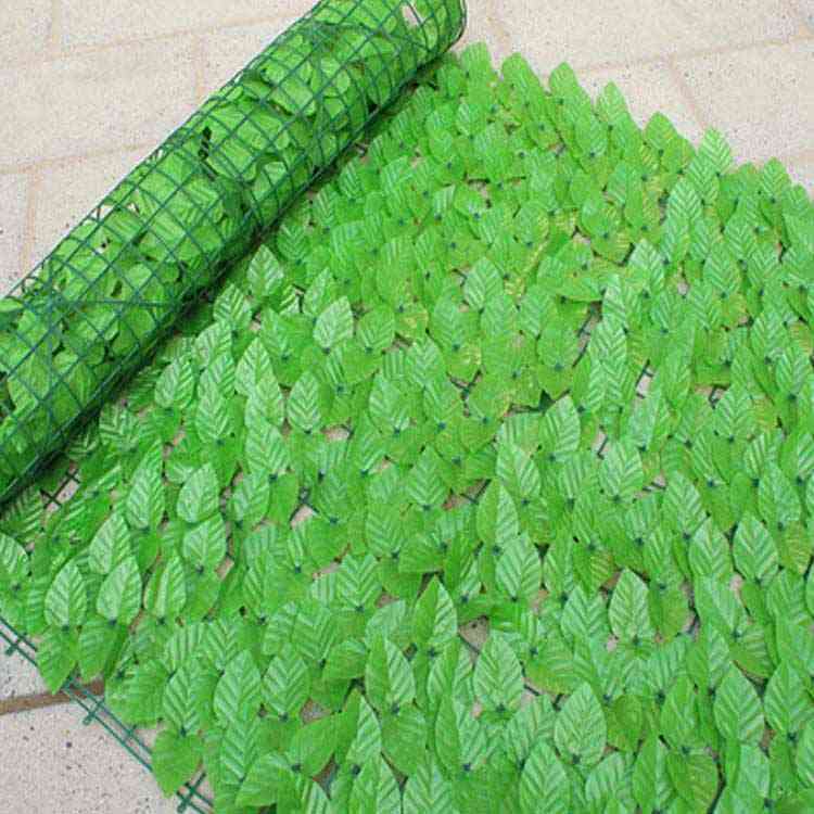葉っぱ 壁 緑のカーテン 緑 装飾 1m×3m グリーンフェンス 窓 グリーンフェンス フェイクグリーン グリーンカーテン ベランダ カーテン 日よけ 日除け 人工 葉 緑 テラス 造花 目隠しグリーンフェンス 壁掛け