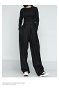 ワイドパンツ レディース タックワイドパンツ ボトムス パンツ ワイド スラックス ロング マキシ丈 美シルエット タックパンツ マジックテープ ハイウエスト 上品 ゆったり カジュアル 着痩せ ボトムス 無地 春秋 ゆる