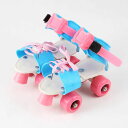 ローラースケート 子供用 キッズ 子供 クワッドスケート 着脱 サイズ 調節 可能 14cm 〜 20cm 子供 子ども 幼児 小学生 児童 ジュニア