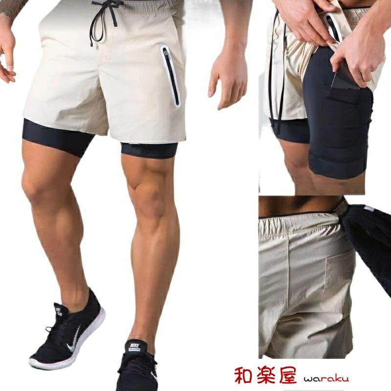 Jersey Pants - 【2点600円割引】メンズ ジャージパンツ ショートパンツ ハーフパンツ 五分丈パンツ フィットネス トレーニングウェア ランニング スポーツウェア カジュアル 半ズボン 短パン 男性用