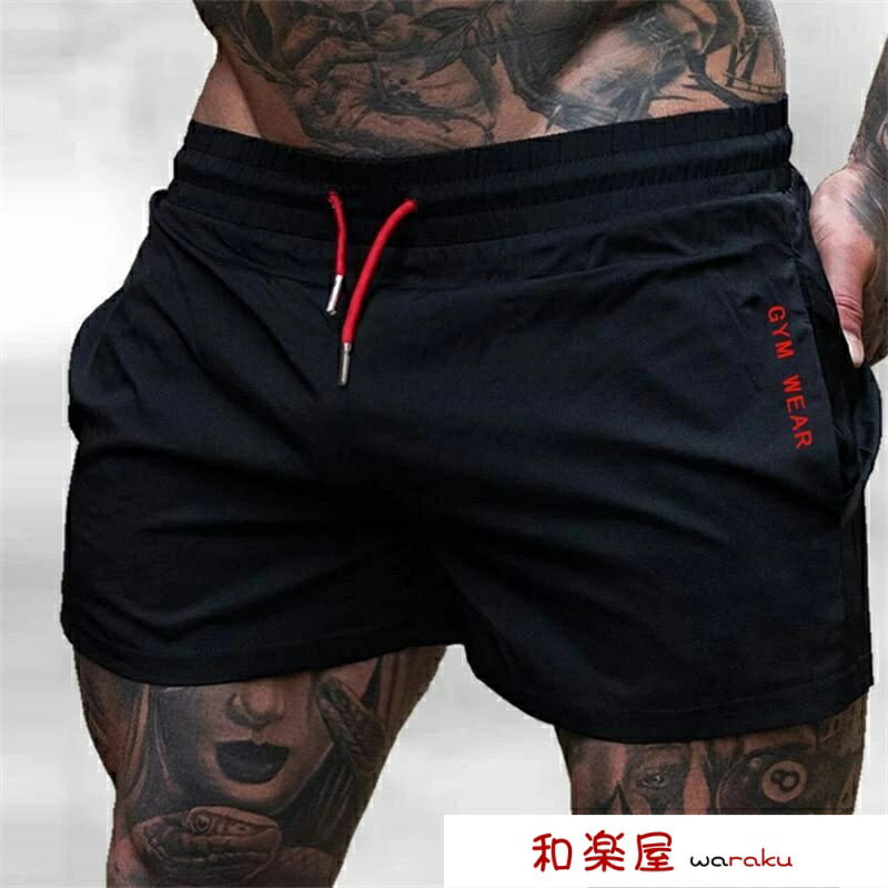 [2 items for 600 yen discount] Men's shorts, half pants, sports shorts, three-quarter length pants, loungewear, training wear, gym wear, casual, exercise, summer.