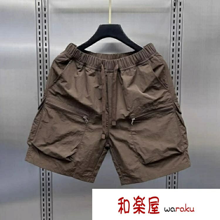 半ズボン 旅行 アウトドア スポーツ ポケット 大きいサイズ カジュアル 速乾 軽量 薄手 夏 カーゴパンツ ショーパン シンプル ストレート ミリタリー 短パン 太め 春 たり