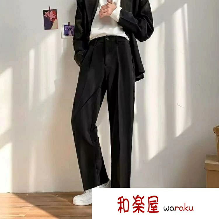 Skinney Pants - 【2点600円割引】美脚 おしゃれ シンプル 通勤 細身 スリム カジュアル ロングパンツ 涼しい 春夏 紳士 無地 ズボン ワイド ストレッチ リラックス パンツ ストレート 秋 夏 春 チノパン ツ