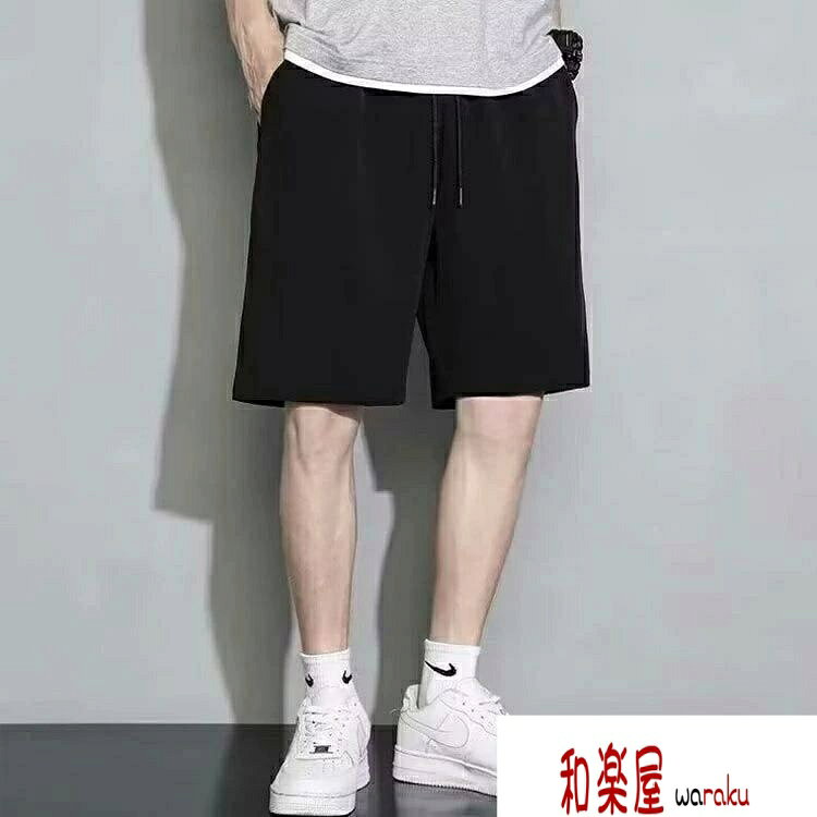 Jersey Pants - 【2点600円割引】メンズ 夏 ショートパンツ メンズハーフパンツ 膝上 ジャージ パンツ 膝上パンツ 下 短め 薄手 スポーツ 涼しい 短パン 男性 ボトムス