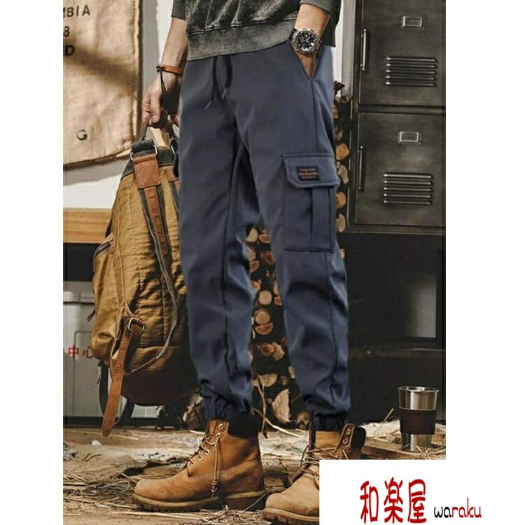 Cargo Pants - 【2点600円割引】作業ズボン メンズ 春秋 長ズボン カジュアルパンツ 裾絞り パンツ ロングパンツ ワークパンツ 大きいサイズ カーゴジョガーパンツ