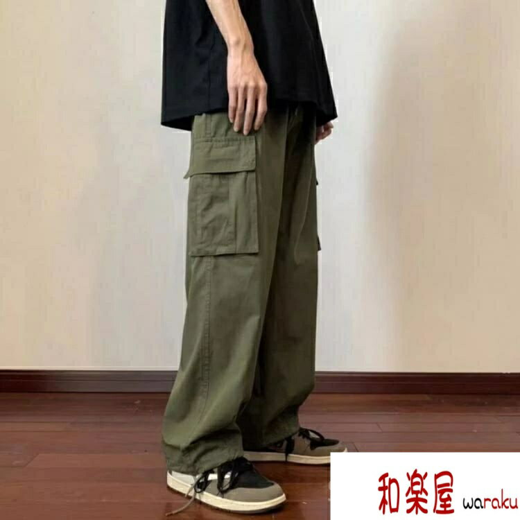Rakuten - 【2点600円割引】アル カジュアル カーゴパンツ レディース サイドポケット アメカジ ワイドパンツ ルーズ イージーパンツ ゆったり ストリート