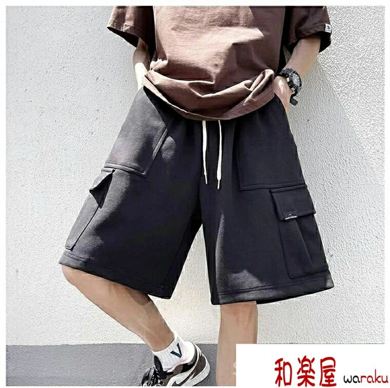 ゆっ 大きいサイズ クロップドパンツ ショートパンツ 半ズボン ハーフパンツ カーゴパンツ 着まわし力も抜群！スウェットパンツ