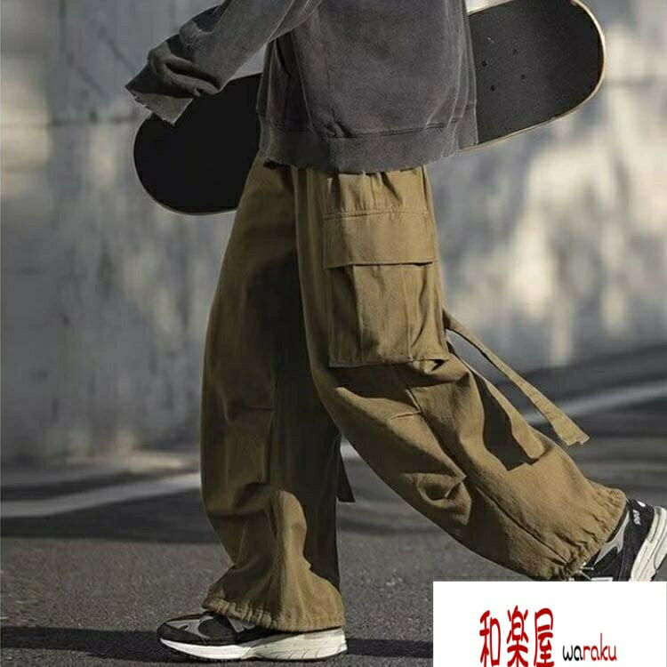 Cargo Pants - 【2点600円割引】春秋 ズボン カーゴ カジュアル アウトドア 裾絞り おしゃれ 作業着 ワークパンツ 長ズボン パンツ 多ポケット 大きいサイズ 6L