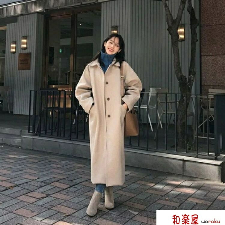 【2点600円割引】チエスターコート ロングコート レディース 長袖 ウール調 ステンカラー コート アウター 羽織 秋冬 裏地付き マキシ丈 ラグランスリーブ 無地 防寒 体型カバー フォーマル きれいめ カジュアル