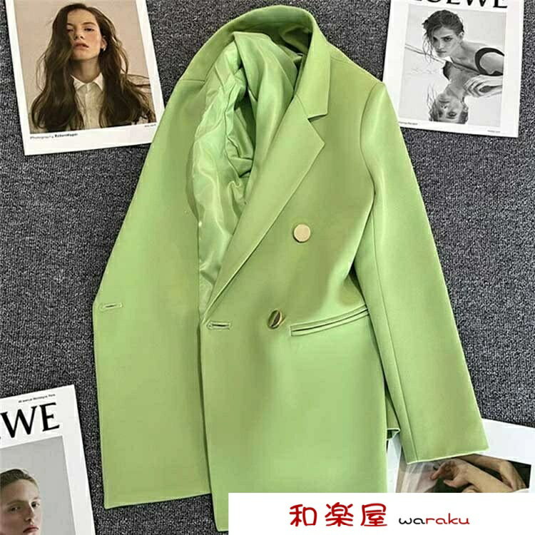 【2点600円割引】カラースーツ おしゃれ 無地 テーラードジャケット レディース デイリー 日常ジャケット オフィスカジュアル 長袖 長袖