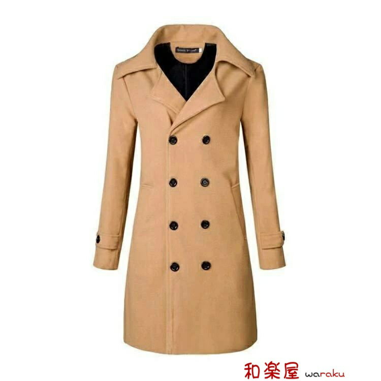 Pea Coat - 【2点600円割引】ステンカラーコート pコート カジュアル コート 大きいサイズ ピーコート ジャケット Pコート アウター