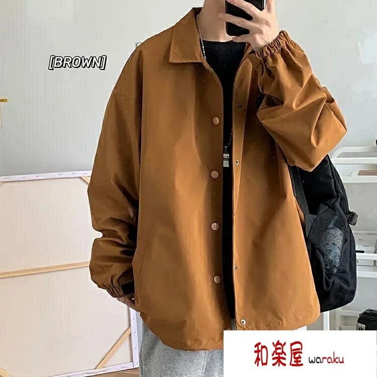 【2点600円割引】春 アウトドア 大きいサイズ ライトアウター カバーオール コート コーチジャケット 体型カバー メンズ カジュアル オシャレ