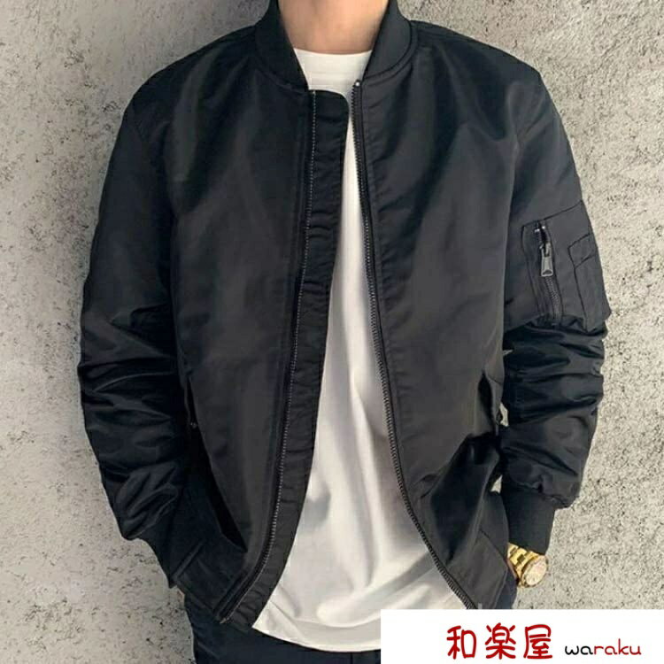 Coach Jackets - 【2点600円割引】ブルゾン ジャケット ジップジャケット スタジャン ライトアウター 秋服 冬 立ち襟 薄手 秋アウター ノーカラージャケット