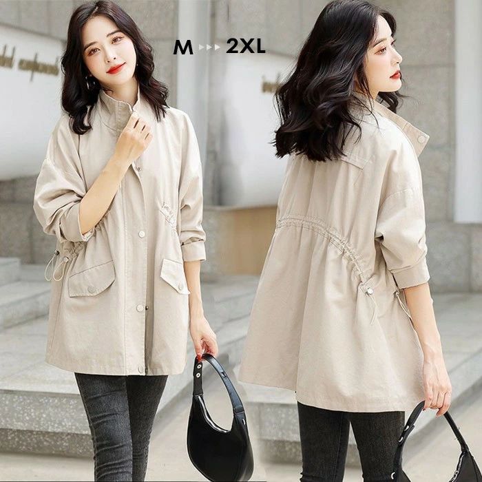 韓国風 新作スプリングコート レディース 裏地有り 韓国 モッズコート 薄手 フードなし フードレス アウター 長袖 上品 春コート 春秋 ジャケット スプリングコート オーバーサイズ 20代 30代 de005x0x0c6