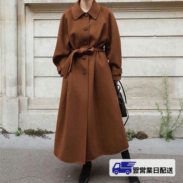 M チェスターコート レディース ロング コート 冬 おしゃれ秋 冬 超ロングコート アウター 通勤 中綿コート 大きめ ゆったり ロングコート オーバーサイズ ブラウン d1205s1c6kc【返品不可】「他の商品と同梱不可」