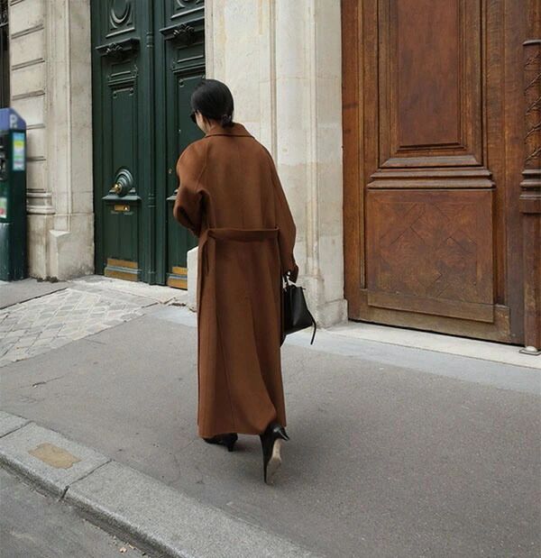 M チェスターコート レディース ロング コート 冬 おしゃれ秋 冬 超ロングコート アウター 通勤 中綿コート 大きめ ゆったり ロングコート オーバーサイズ ブラウン d1205s1c6kc【返品不可】「他の商品と同梱不可」