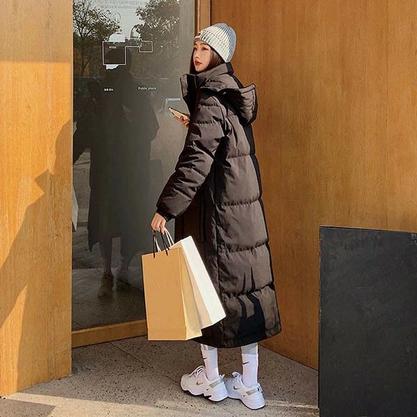ダウンコート 90％ダウン ベンチコート ロングダウンコート 超ロング 暖かい レディース 黒 ロング丈 大きいサイズ フード付き 取り外し可能 ファー脱着 ダブルファスナー アウター 柔らかい 防寒性 冬服 防寒着 あったか ブラック S M L 2L 3L 4L dd319n1n1g5