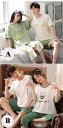 パジャマ 部屋着 半袖パジャマ 可愛い プレゼント 2点セット 結婚祝い 梨柄 男女ペア ペア 2タイプ パジャマ 春 夏 おしゃれ カジュアル 寝間着 上下セ...