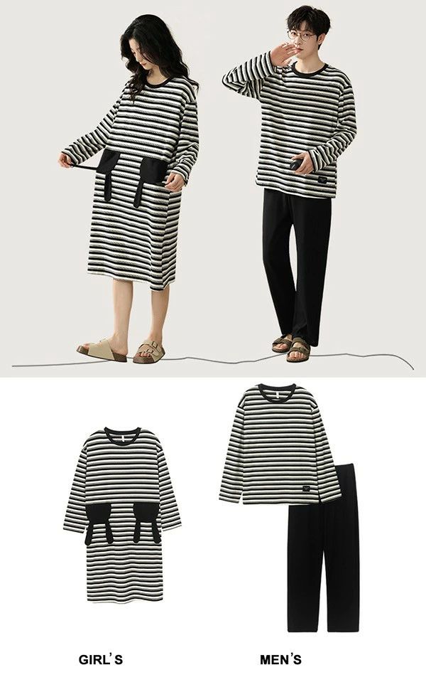 【2点600円割引】ペアパジャマ 冬 長袖 長...の紹介画像3