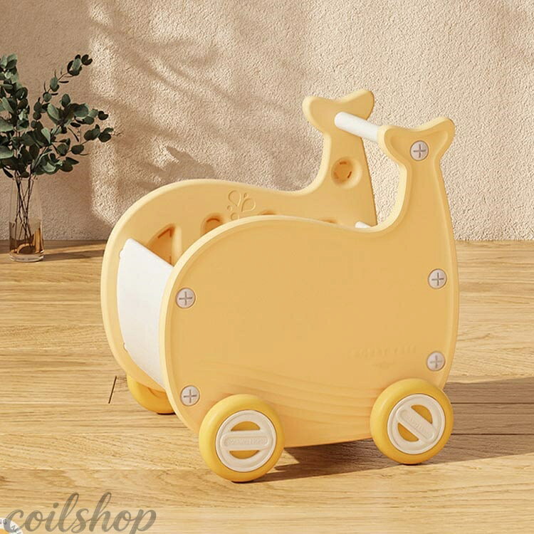 手押し車 キッズワゴン おもちゃ 2歳 ボックス 知育玩具 押し車 歩行器 ベビーウォ...
