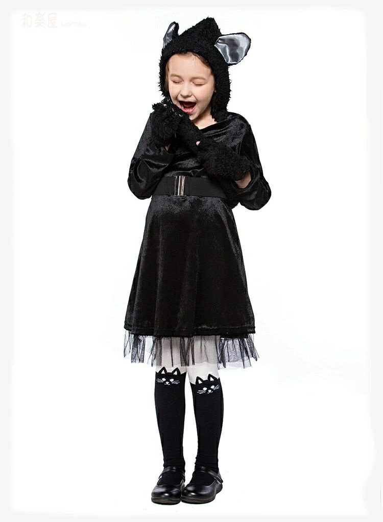 ハロウィン 衣装 キャットウーマン 黒猫 猫女に変身 ハロウィン 衣装 子供 ハロウィン コスプレ 