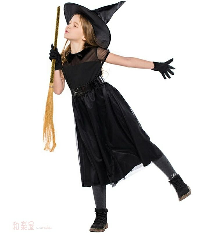 ハロウィン 衣装 メルヘンウィッチ 女巫に変身 ハロウィン 衣装 子供 ハロウィン コスプレ 子供 ハロウィンコスチューム キッズ　ハロウィン仮装 ジュニア　舞台演出服【ハロウィン ハロウィーン 仮面・かぼちゃ グッズ コスプレアニメ 発表会 ハロウィン 用品】