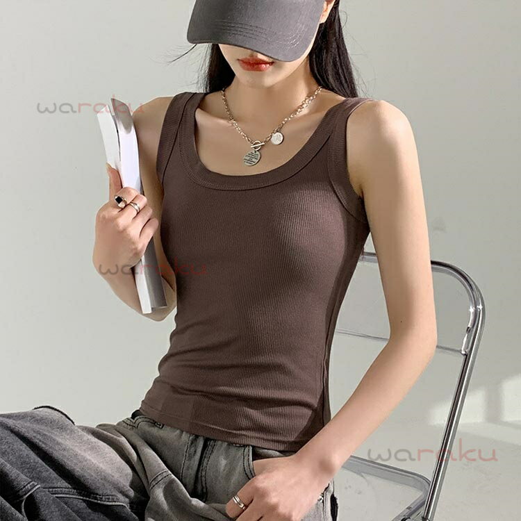 ストレッチ 透けにくい タンクトップ 下着 2XL 下着を見せない レディース 白 スリム 肌着 インナー 細身 吸汗 速乾 黒 タンクトップ グレー インナー タンク ブラ紐隠し 大きいサイズ M L XL リブ