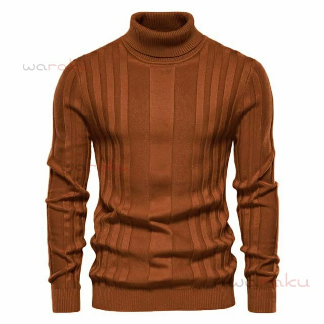 セーター メンズ ニットトップス 薄手 無地 リブニット トップス ニットセーター タイト セーター 長袖..