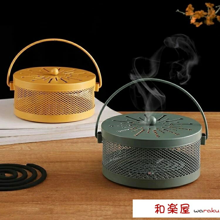 【2点600円割引】蚊取り線香入れ 蚊取り線香ホルダー 蚊取り線香立て スチール製 蚊遣り器 蚊取り器 お..