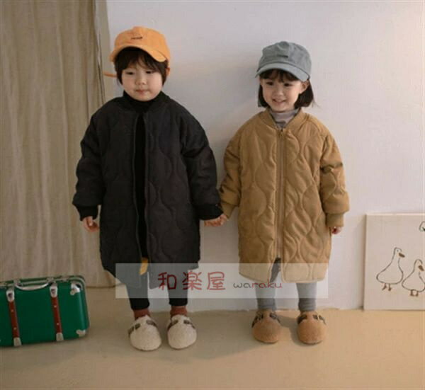 【2点600円割引】アウター 女の子 男の子 キッズ アウター モッズ 中綿コート　子供服 コート キッズコート ジュニア コート 秋冬 ロング コート