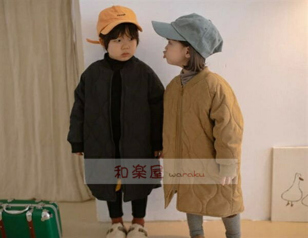 【2点600円割引】アウター 女の子 男の子 キッズ アウター モッズ 中綿コート　子供服 コート キッズコート ジュニア コート 秋冬 ロング コート