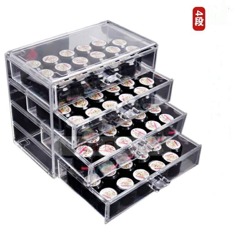 ネイル アクリル収納ケース カラージェル ネイル収納 収納ケース 中心可視 チアジェル ジェル 4段 ネイ..