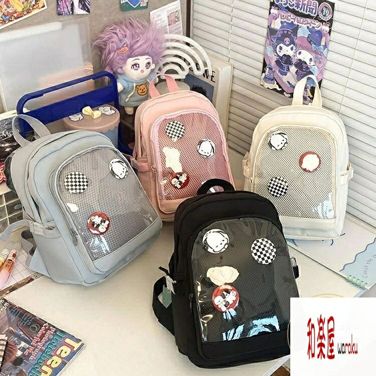 【2点600円割引】痛バッグ 痛リュック 推しバッグ 推し活バッグ 推し活 レディース 透明窓 クリアバッグ リュック デコバッグ 小さい ミニ ミニバッグ ミニリュック 女の子 おしゃれ 可愛い イベント用 人気デザイン 軽量で使いやすい