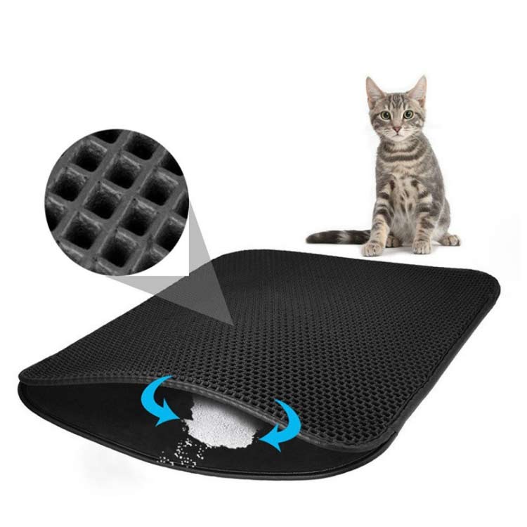 【2点600円割引】トイレ用 猫砂取りマット 猫 猫砂キャッチャー 砂取りマット 猫用 トイレマット 折り畳み 猫 猫砂マット トイレマット 猫砂飛散防止 多いサイズ 犬 ペットマット EVA 二重構造 滑り止めマット 清潔簡単 猫のトイレ用品