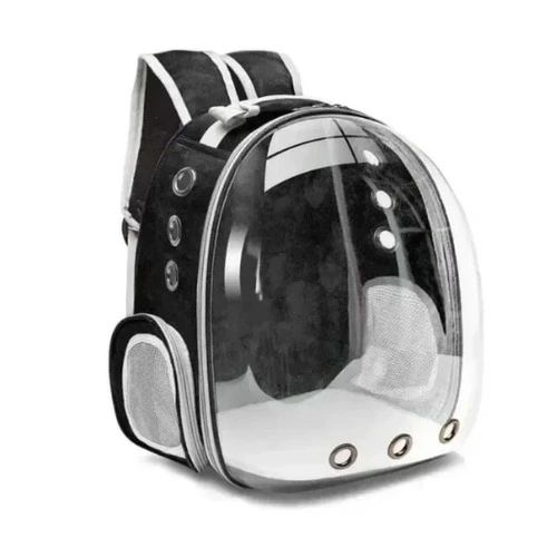 ペットキャリーリュック 透明 窓付き バブル型 バッグ ハード 通気性 お出かけ 車 電車 ドライブ キャ..