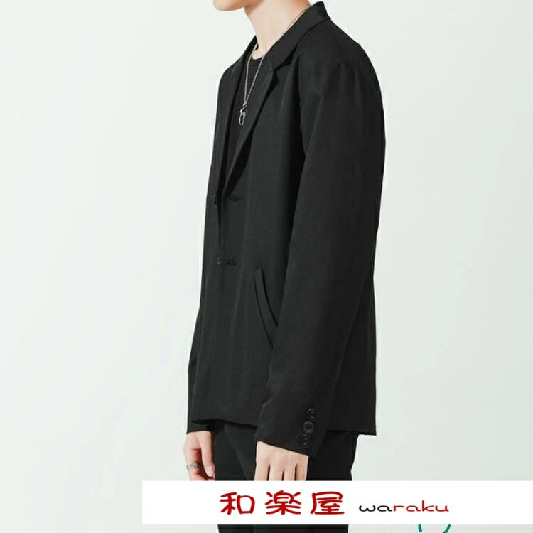 Tailored Jacket - 【2点600円割引】ジャケット メンズ 春 秋 冬 ビジネス 大きいサイズ テーラードジャケット アウター スーツ ブラック おしゃれ カジュアル ウォッシャブル テレワ