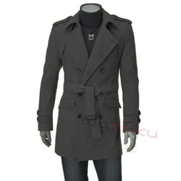 チェスターコート メンズ トレンチコート 定番 無地 ビジネス ツイード スリム 通勤アウタースリム ミディアム丈　フォーマル 秋冬 スプリングコート アウター ハーフトレンチコート フォーマル