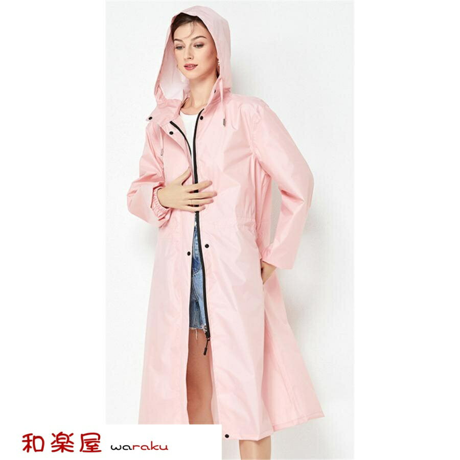 乐天商城 - 【2点600円割引】アウトドア 男女兼用 レインポンチョ 収納袋付 袖付き レインコート 自転車 レディース メンズ フェス 雨具 合羽 カッパ キャンプ 野外 レジャー