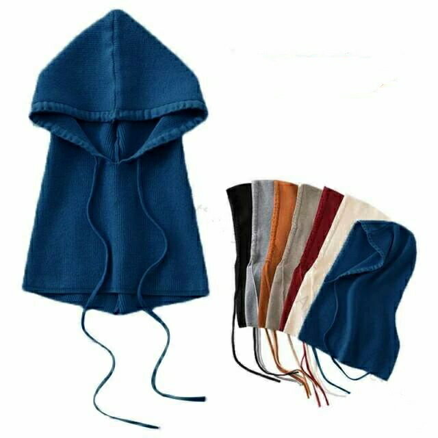 ネックウォーマー フードマフラー ニット バラクラバ フード付き 防寒 おしゃれ メンズ レディース ユ..