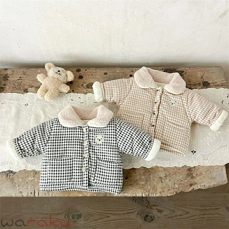送料無料 ベビー服 中綿 コート キッズ 裏起毛 裏ボア ジャケット アウター 子供服 秋冬 赤ちゃん 新生児 長袖 防寒着 外出 カジュアル 人気 可愛い ジュニア 秋冬 プレゼント ギフト 撮影 出産お祝い 百日祝い お宮参り お食い初め ギフト 66 73 80 90 100cm 楽天海外通販
