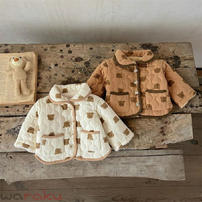 送料無料 ベビー服 中綿 コート キッズ 裏起毛 裏ボア ジャケット アウター 子供服 秋冬 赤ちゃん 新生児 長袖 防寒着 外出 カジュアル 人気 可愛い ジュニア 秋冬 プレゼント ギフト 撮影 出産お祝い 百日祝い お宮参り お食い初め ギフト 66 73 80 90 100cm 楽天海外通販