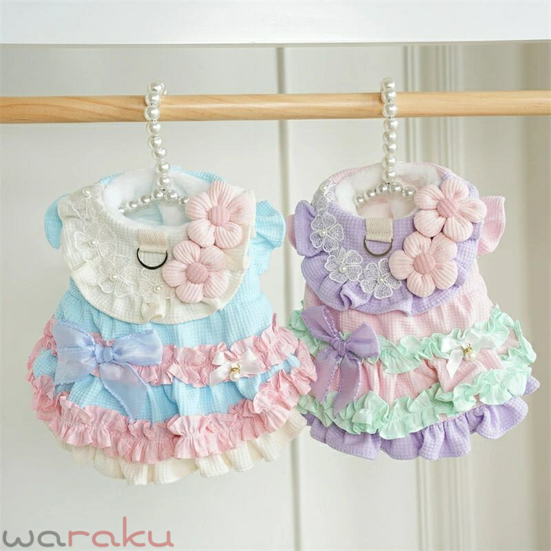 送料無料 ペット用 ウェディングドレス ペットの服 冬 暖かい フォーマルドレス レースワンピース lolita 犬 洋服 ネコ コスチューム 犬猫服 写真 撮影道具 変身 結婚式 お祝い 記念 パーティー 制服 可愛い 小型犬 超小型犬 ドッグウェア フリル チュール 楽天海外通販