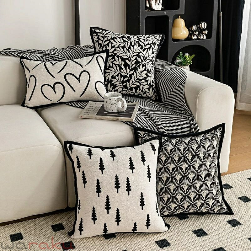 Rakuten - 送料無料 クッションカバー 抱き枕カバー 45*45cm 30*50cm 座布団カバー 北欧 背当てカバー角型 四角 無地 シンプル 背当て 在宅勤務 マルチカラークッションカバー 一人暮らし 高級感 新築祝い ギフト 春夏 クリスマス プレゼント 楽天海外通販
