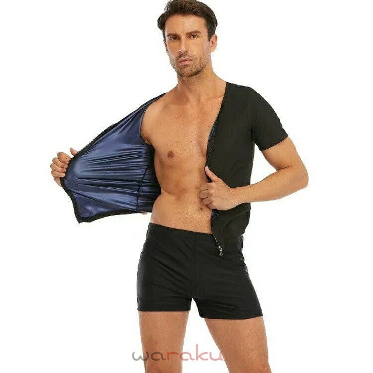 シャツ 効果 サウナ 発汗 ダイエット 発汗 メンズ Tシャツ 半袖 トレーニングウェ...