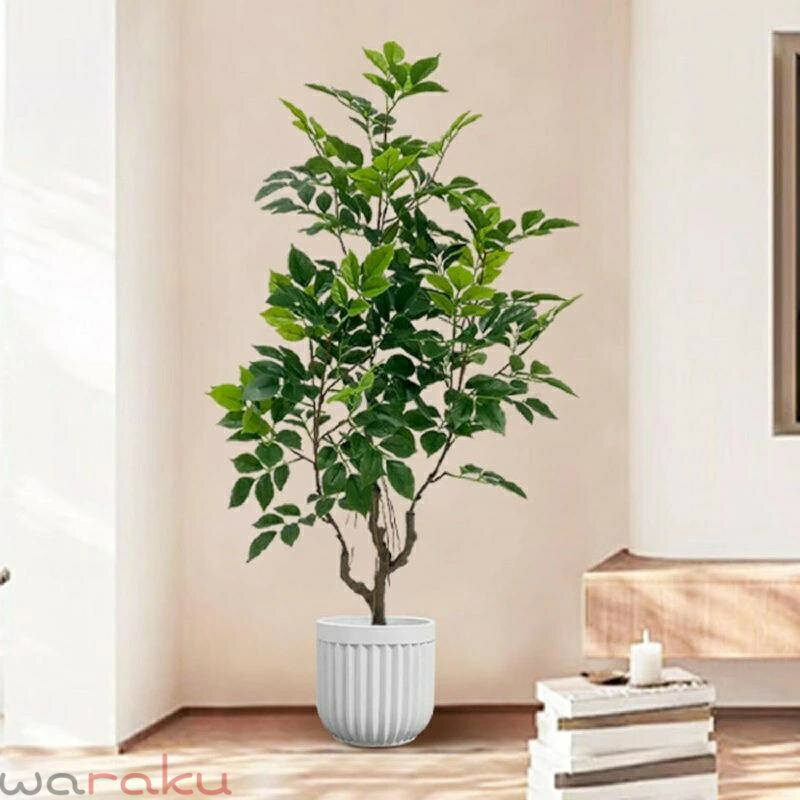 人工観葉植物 リアル ガジュマル 本物そっくり インテリアグリーン フェイクグリーン 大型 害虫駆除不要 枯れないグリーン 人工植物装飾 観葉樹 観葉植物 インテリアウェディング飾り ベランダ